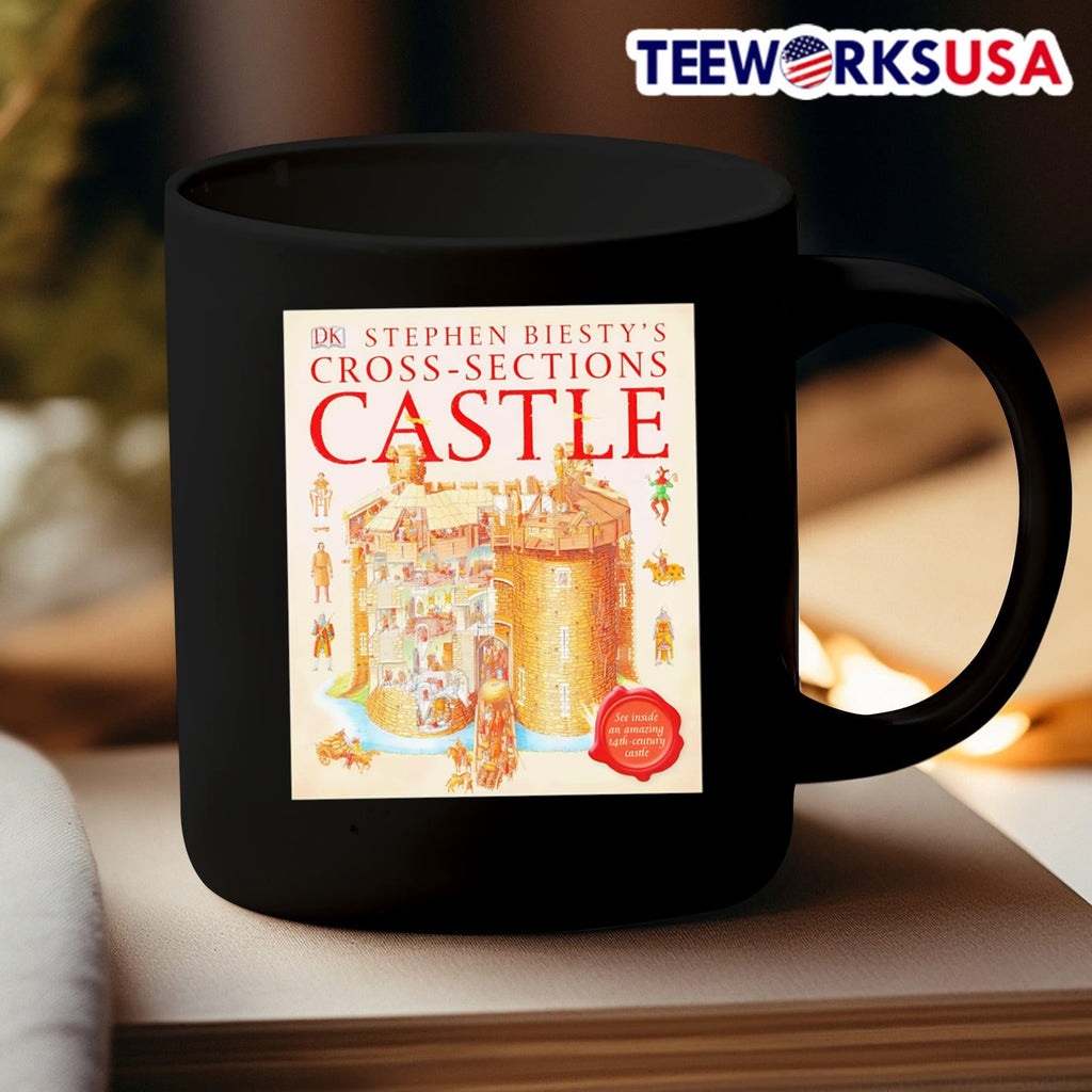 Stephen Biesty's Cross-Sections Castle - Adult & Kids T-Shirts, Sweatshirts & Hoodies apparel design preview 3