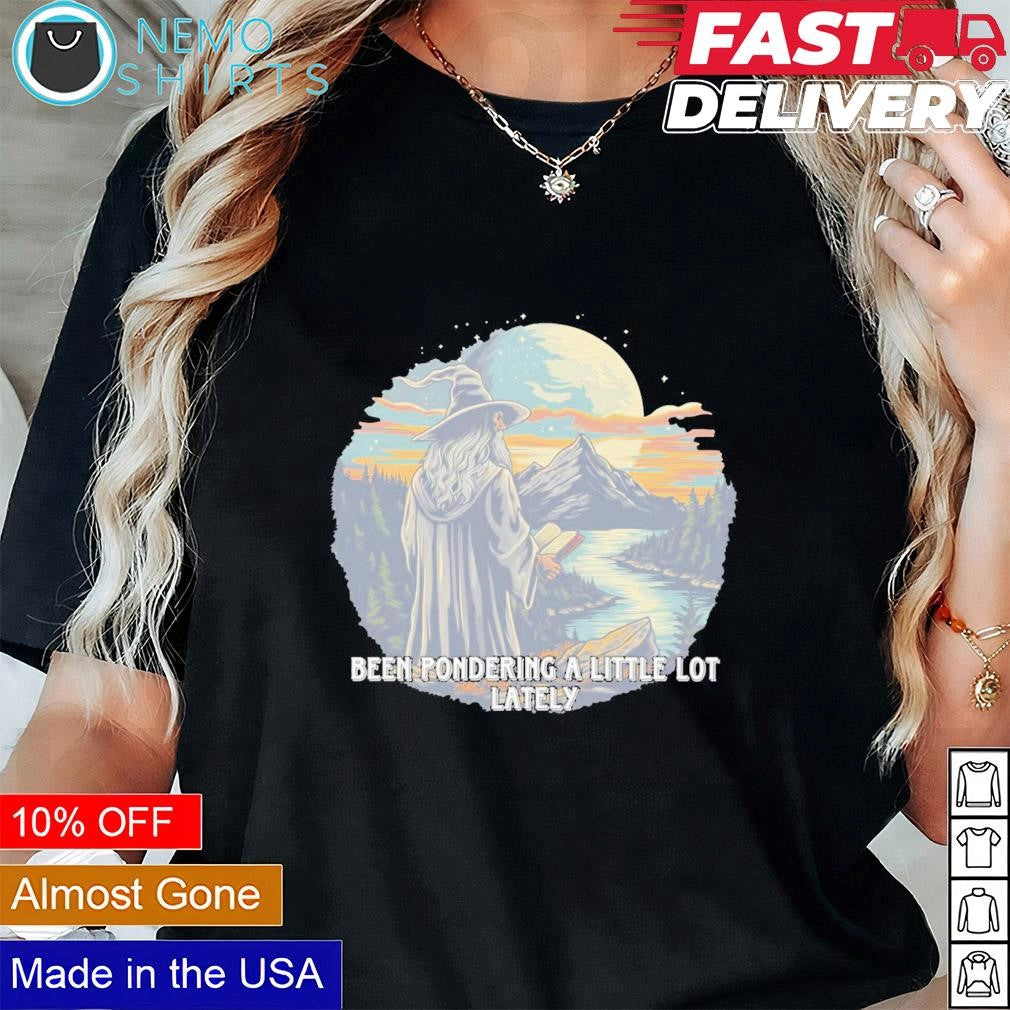 Been pondering a little lot lately - Adult & Kids T-Shirts, Sweatshirts & Hoodies apparel design preview 3