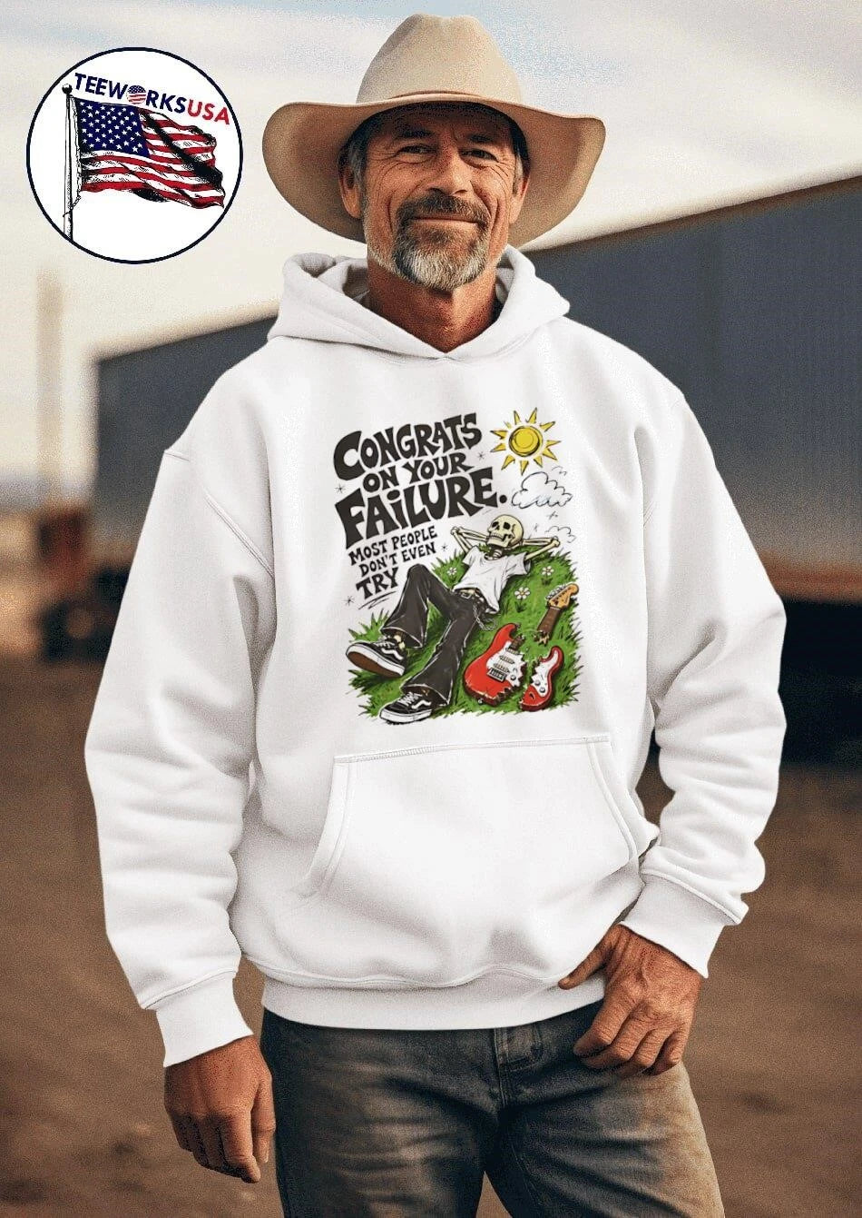 Congrats On Your Failure Most People Don't Even Try - Adult & Kids T-Shirts, Sweatshirts & Hoodies apparel design preview 2