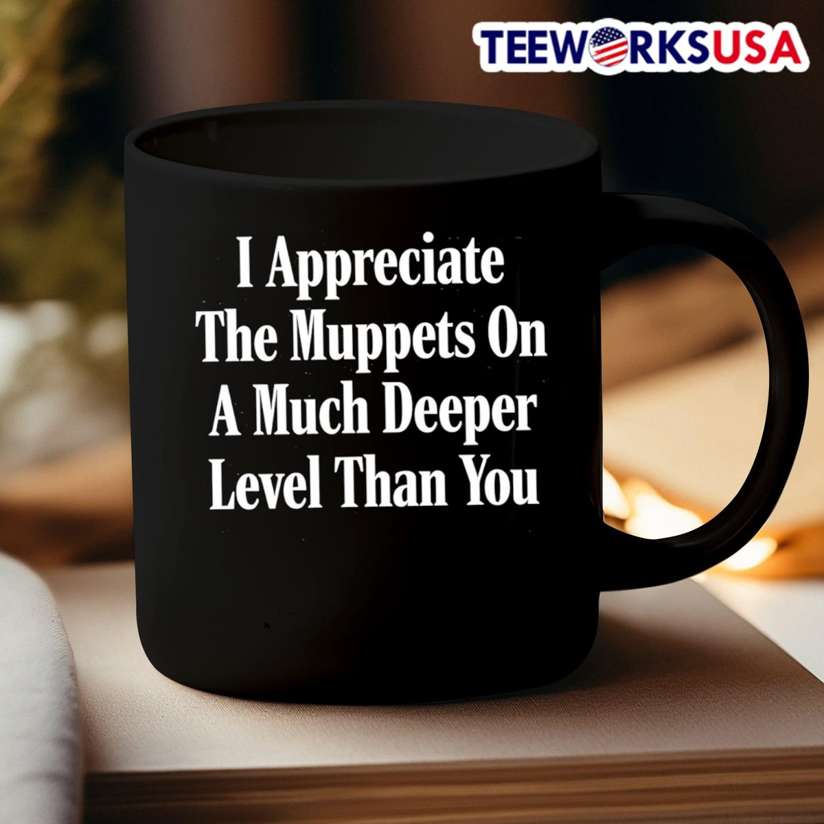 I appreciate the Muppets on a much deeper level than - Adult & Kids T-Shirts, Sweatshirts & Hoodies apparel design preview 3
