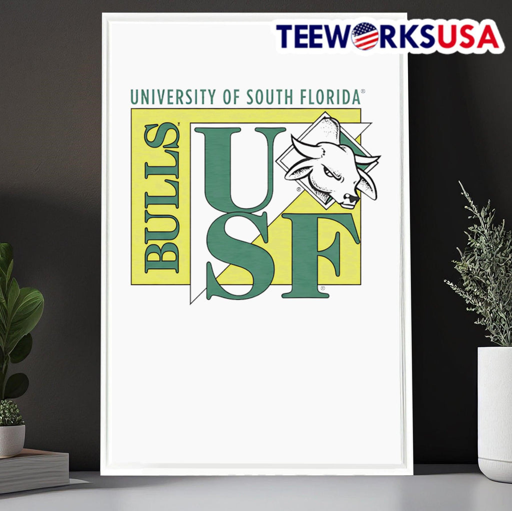 Vintage USF Bulls - Adult & Kids T-Shirts, Sweatshirts & Hoodies apparel design preview 6