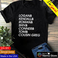 Logan Kendall Roman Shiv Conner Tom Cousin Greg - Adult & Kids T-Shirts, Sweatshirts & Hoodies product image 1