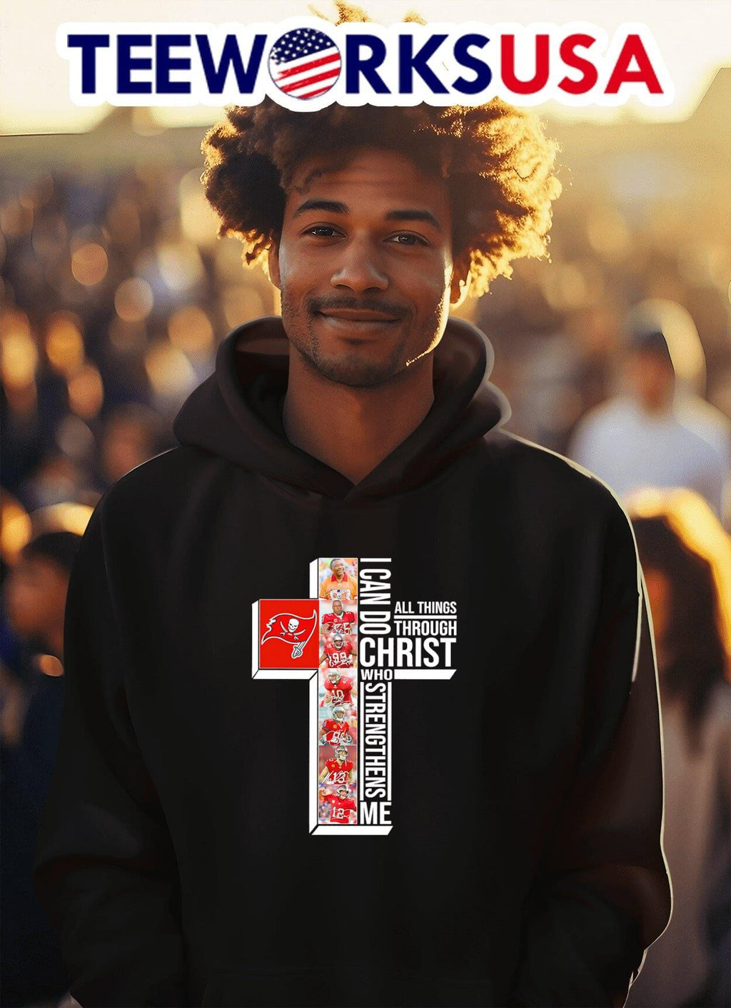 I can do all things through Christ who strengthens me - Adult & Kids T-Shirts, Sweatshirts & Hoodies apparel design preview 2
