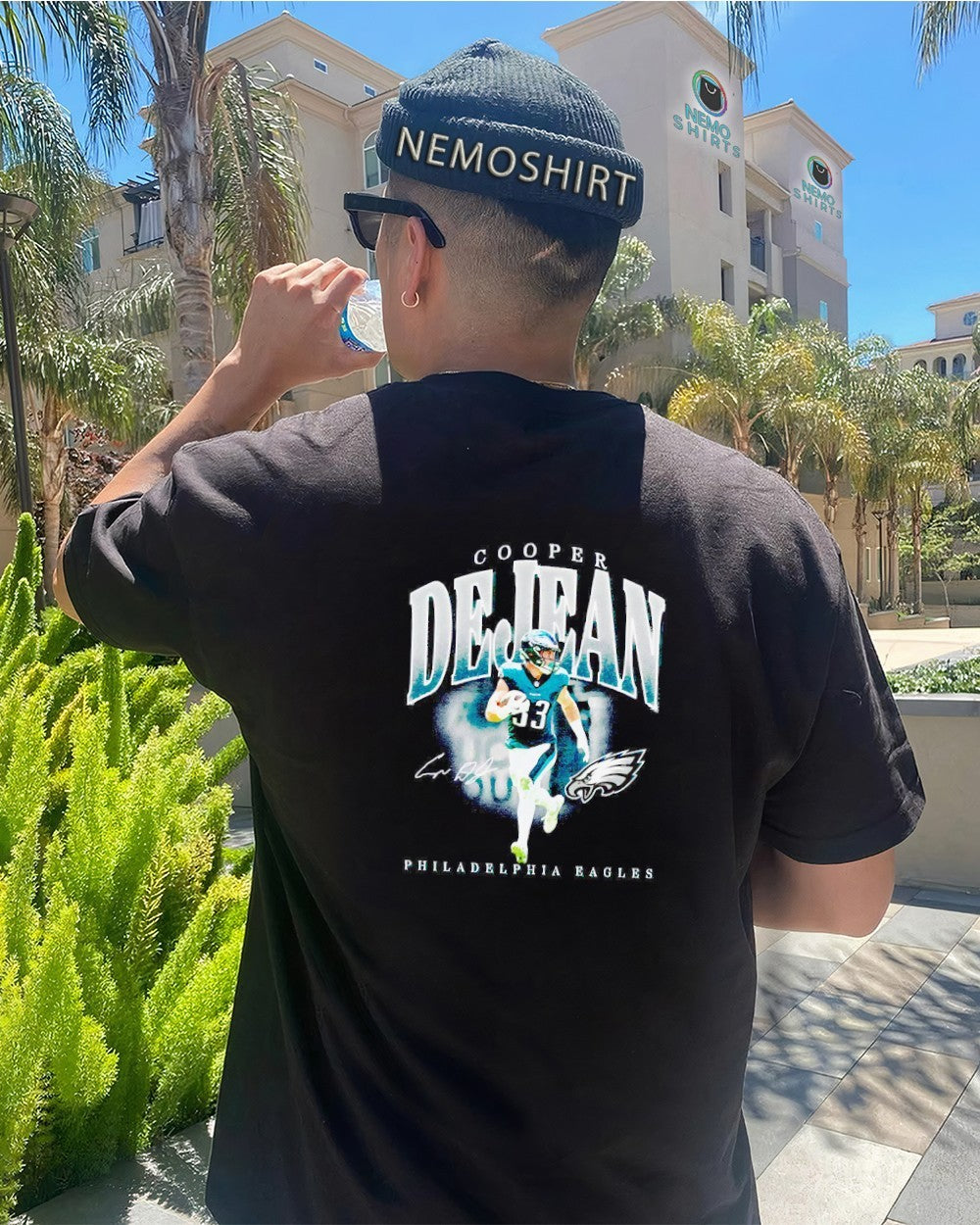 Cooper DeJean Philadelphia Eagles signature player - Adult & Kids T-Shirts, Sweatshirts & Hoodies apparel design preview 4