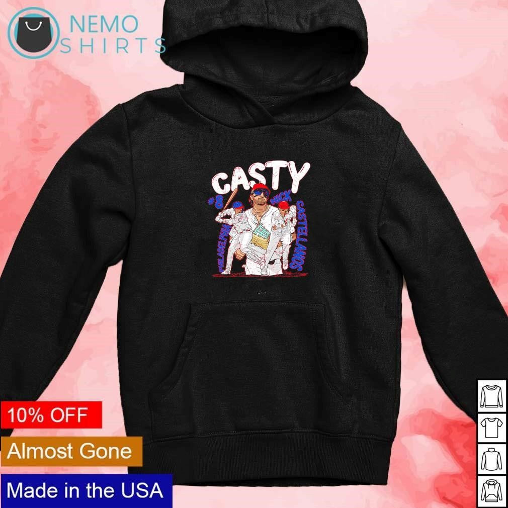 Casty Nick Castellanos Philadelphia Phillies baseball - Adult & Kids T-Shirts, Sweatshirts & Hoodies apparel design preview 2