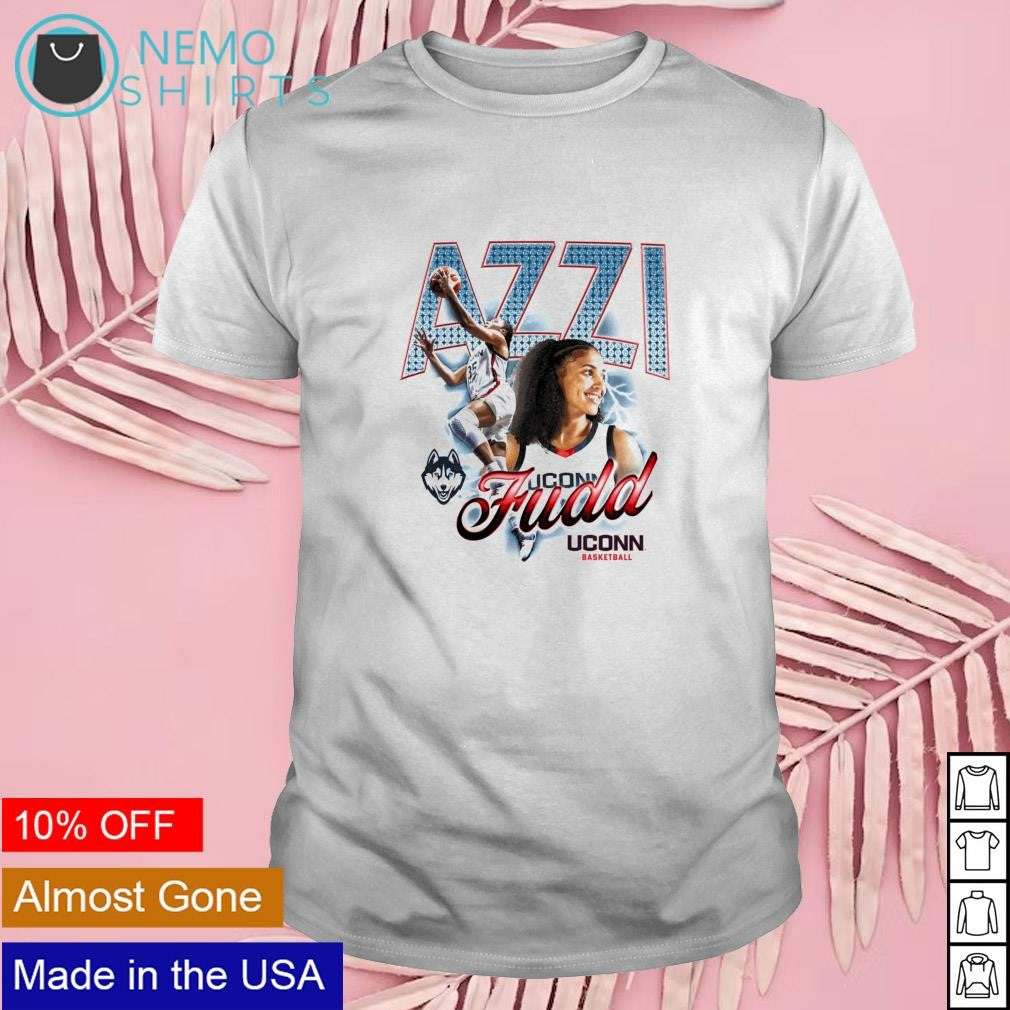Azzi Fudd UConn Huskies women's basketball retro - Adult & Kids T-Shirts, Sweatshirts & Hoodies apparel design preview 1