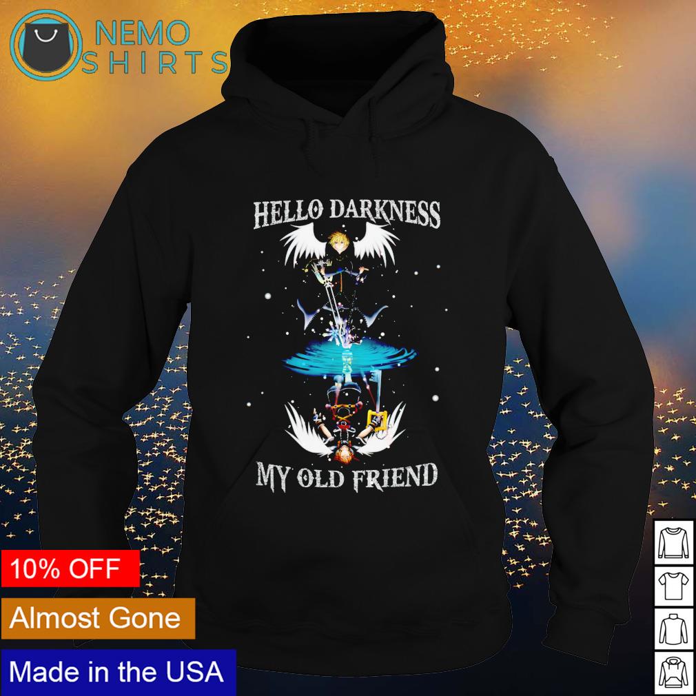 Kingdom Hearts hello darkness my old friend - Adult & Kids T-Shirts, Sweatshirts & Hoodies apparel design preview 2