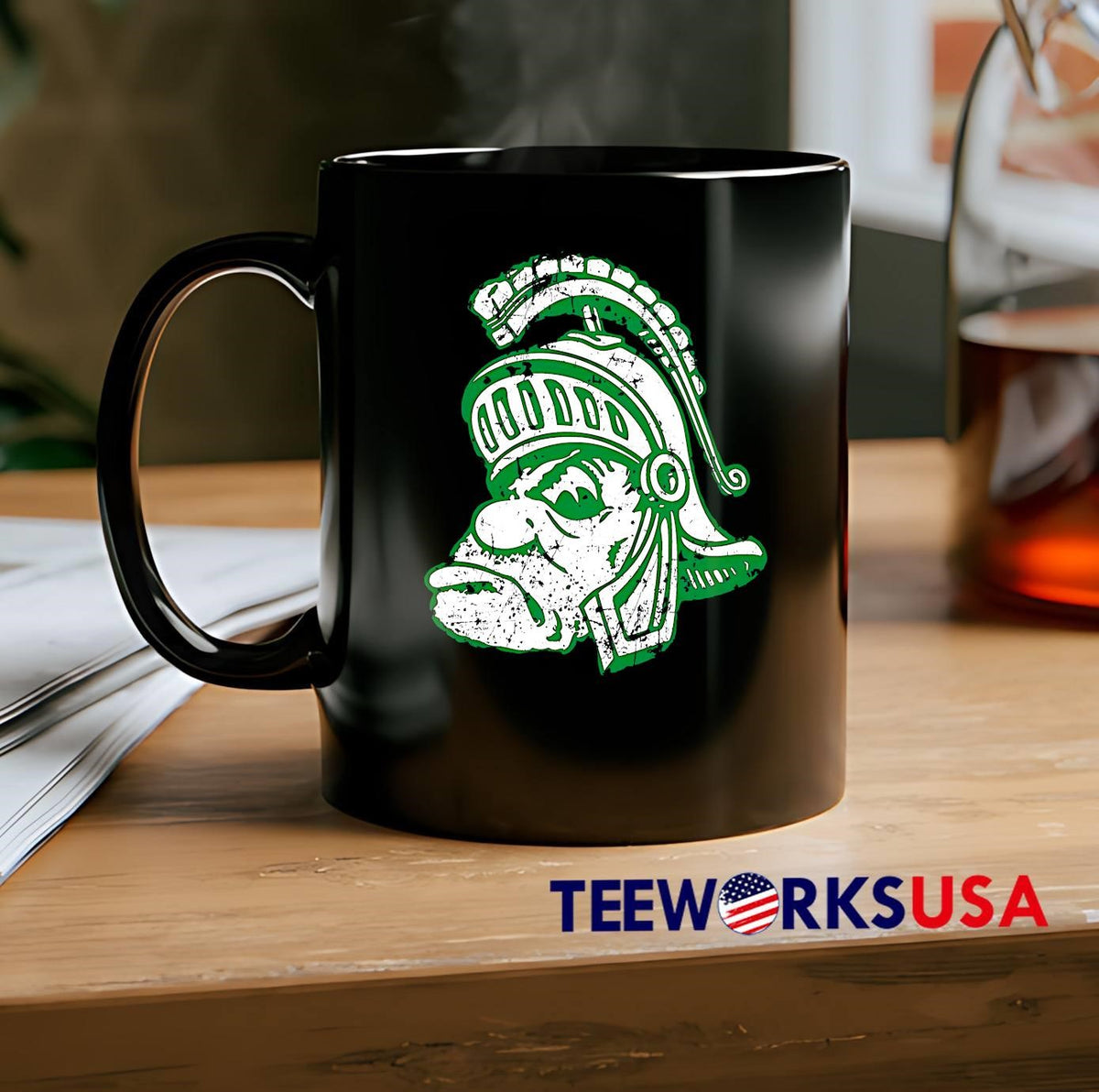 Michigan State University Spartans Big head logo - Adult & Kids T-Shirts, Sweatshirts & Hoodies apparel design preview 2
