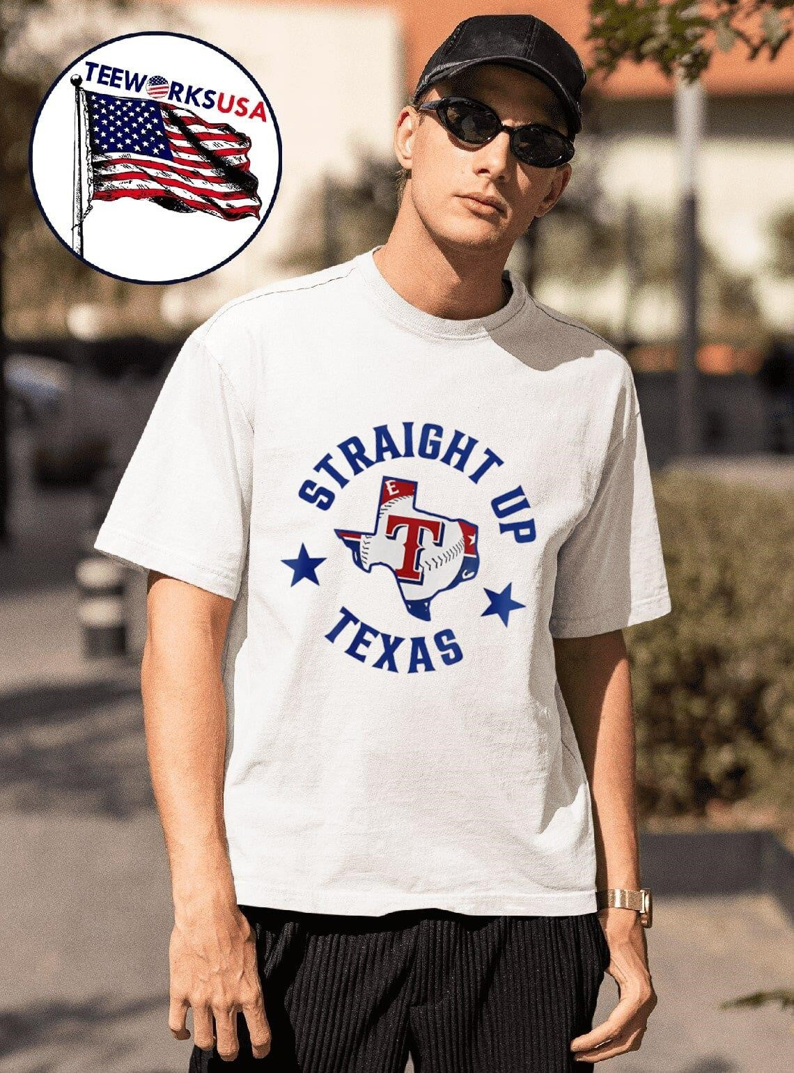 Straight up Texas Rangers logo - Adult & Kids T-Shirts, Sweatshirts & Hoodies apparel design preview 1