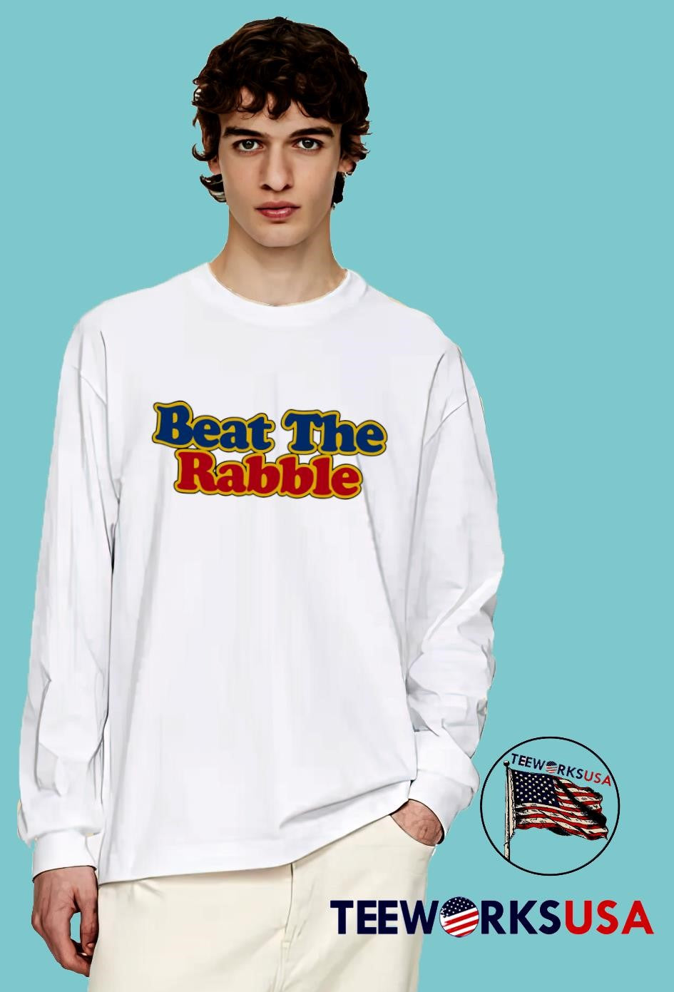 Beat the Rabble - Adult & Kids T-Shirts, Sweatshirts & Hoodies apparel design preview 4
