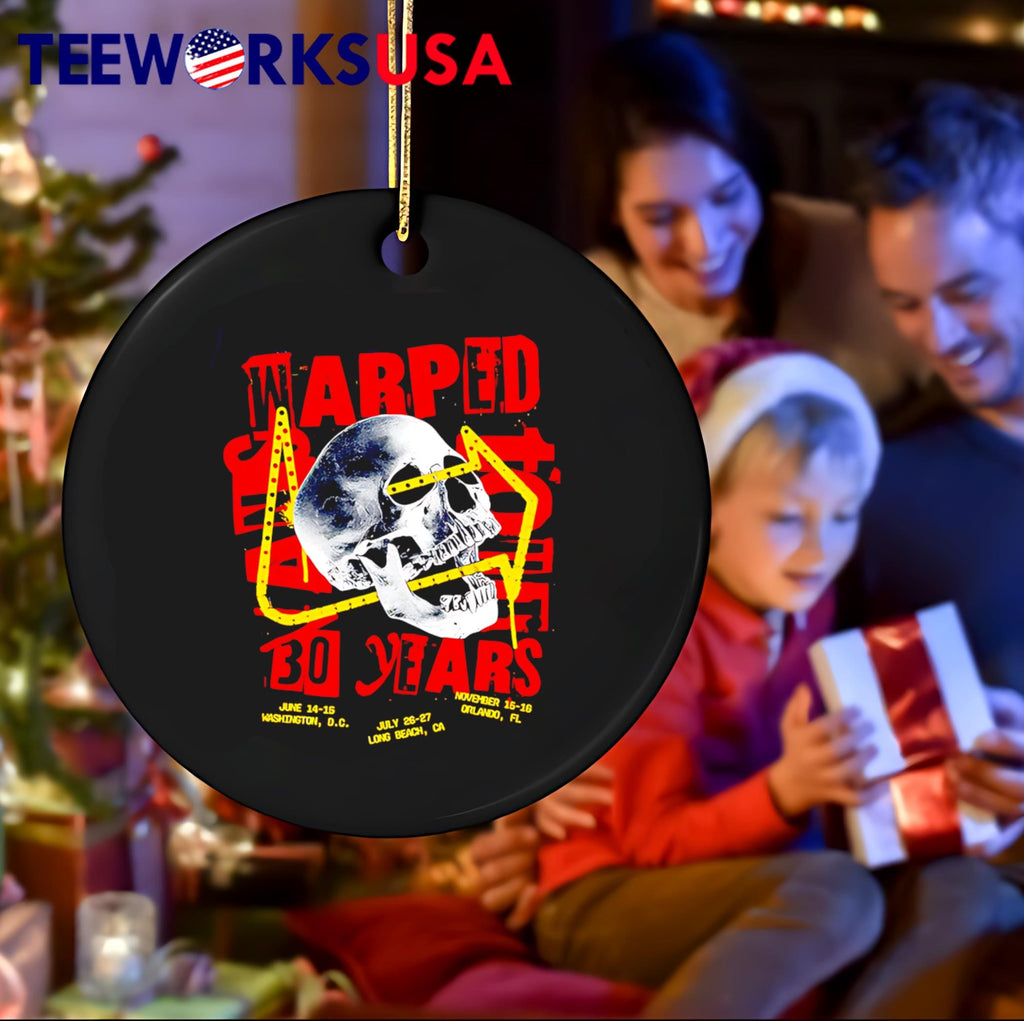 Vans Warped Tour 30 Years Skull - Adult & Kids T-Shirts, Sweatshirts & Hoodies apparel design preview 4