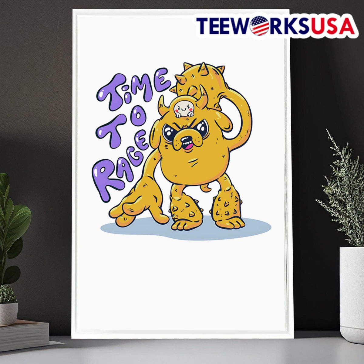 Adventure Time to rage - Adult & Kids T-Shirts, Sweatshirts & Hoodies apparel design preview 6