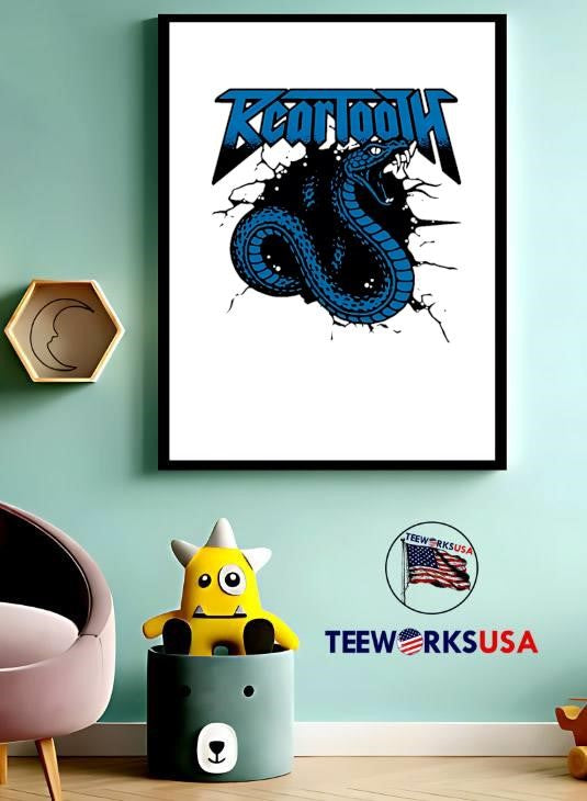 Bcartooth Blue Snake - Adult & Kids T-Shirts, Sweatshirts & Hoodies apparel design preview 3