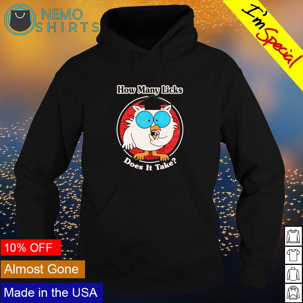 Owl how many licks does it take - Adult & Kids T-Shirts, Sweatshirts & Hoodies apparel design preview 2