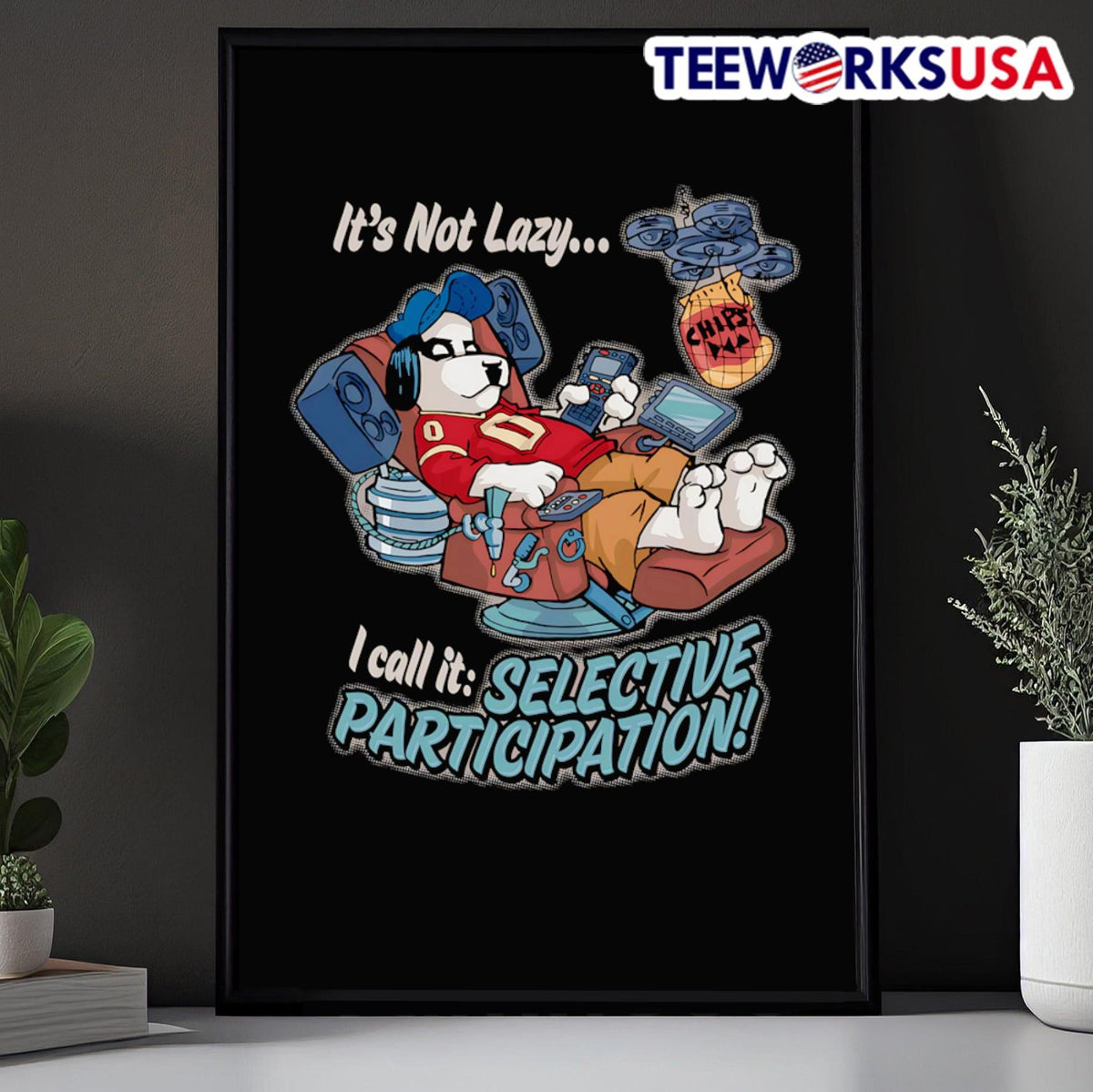 It's not lazy I call it selective participation - Adult & Kids T-Shirts, Sweatshirts & Hoodies apparel design preview 5