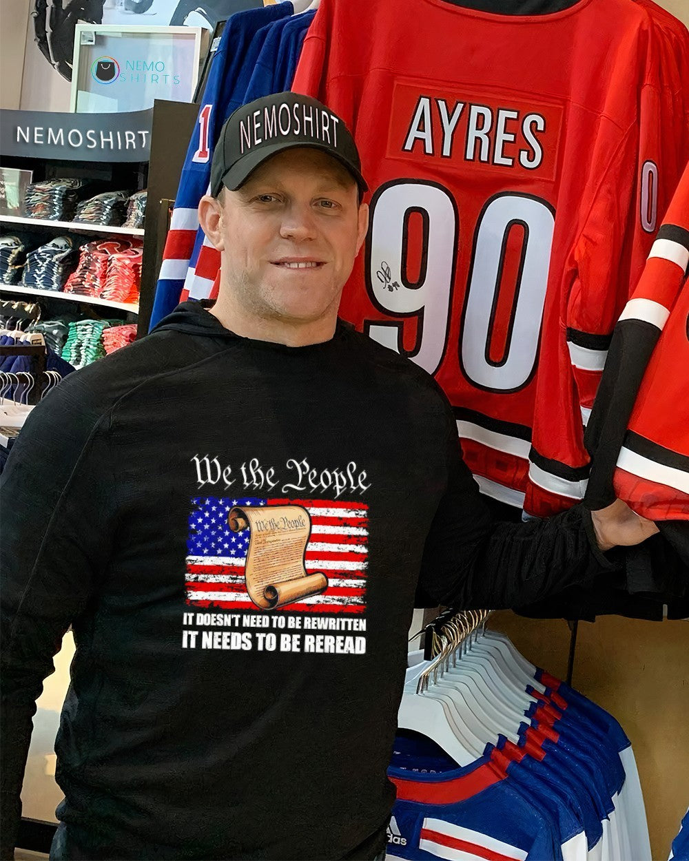 We the people it doesn't need to be rewritten needs - Adult & Kids T-Shirts, Sweatshirts & Hoodies apparel design preview 2