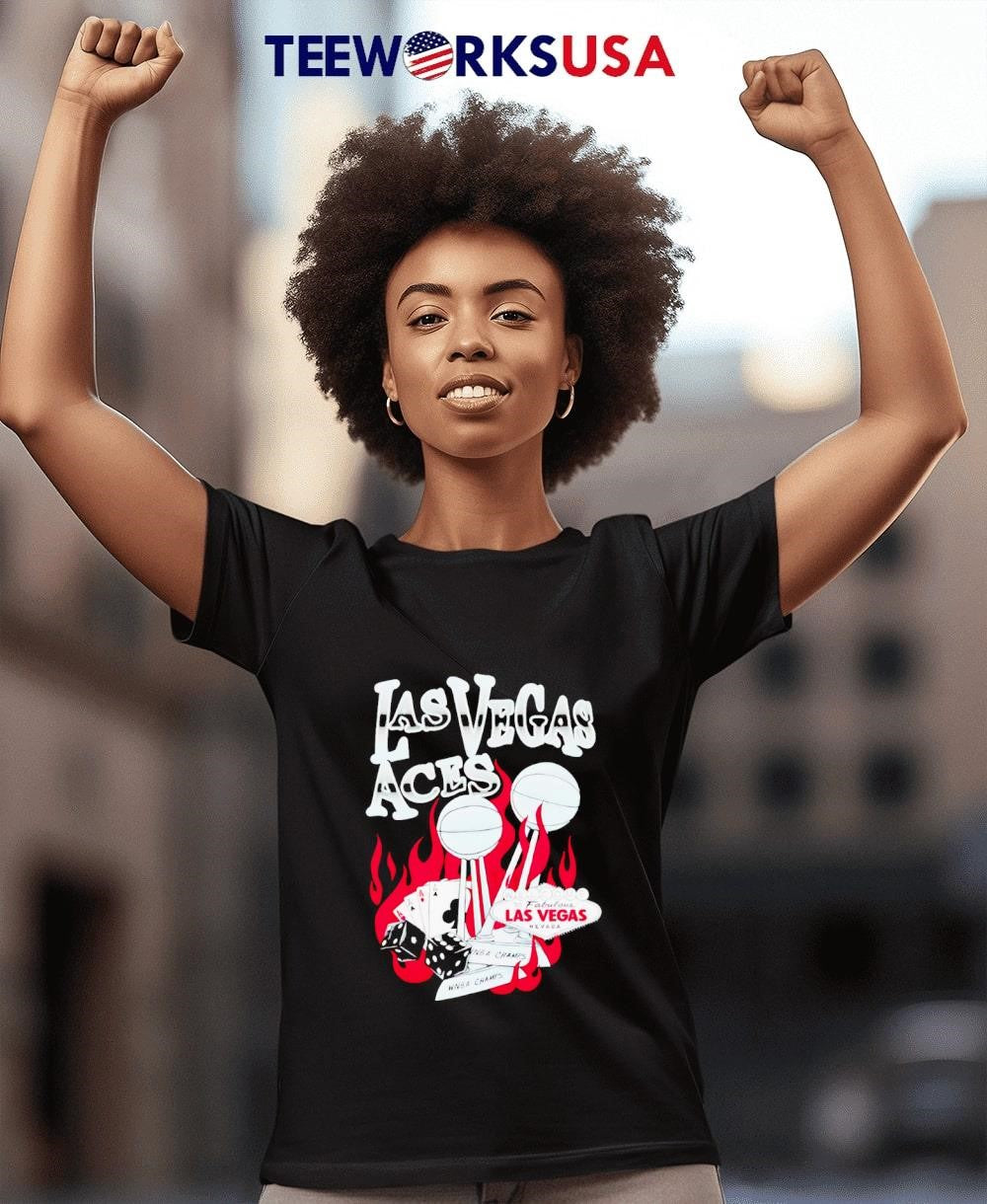 Las Vegas Aces twice as hot basketball - Adult & Kids T-Shirts, Sweatshirts & Hoodies apparel design preview 4