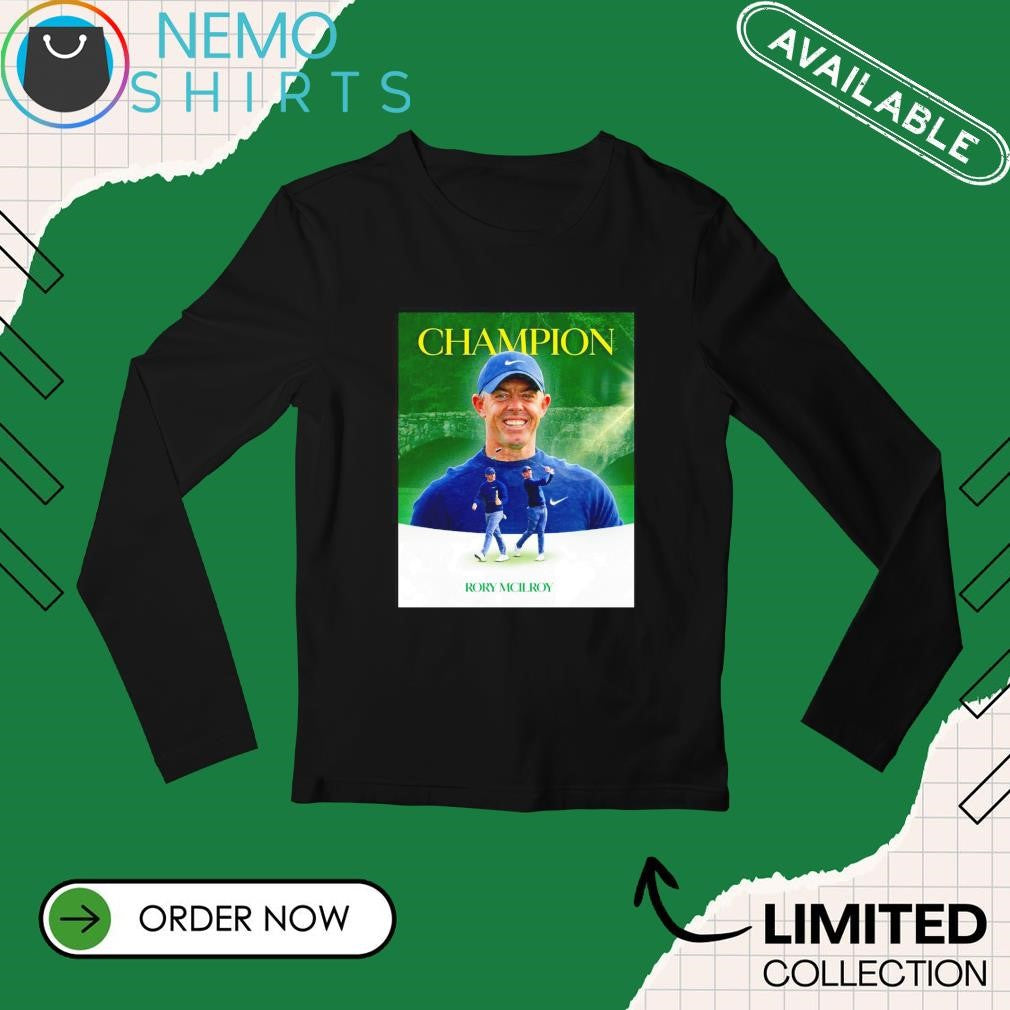 Rory McIlroy wins the Masters Tournament and - Adult & Kids T-Shirts, Sweatshirts & Hoodies apparel design preview 3