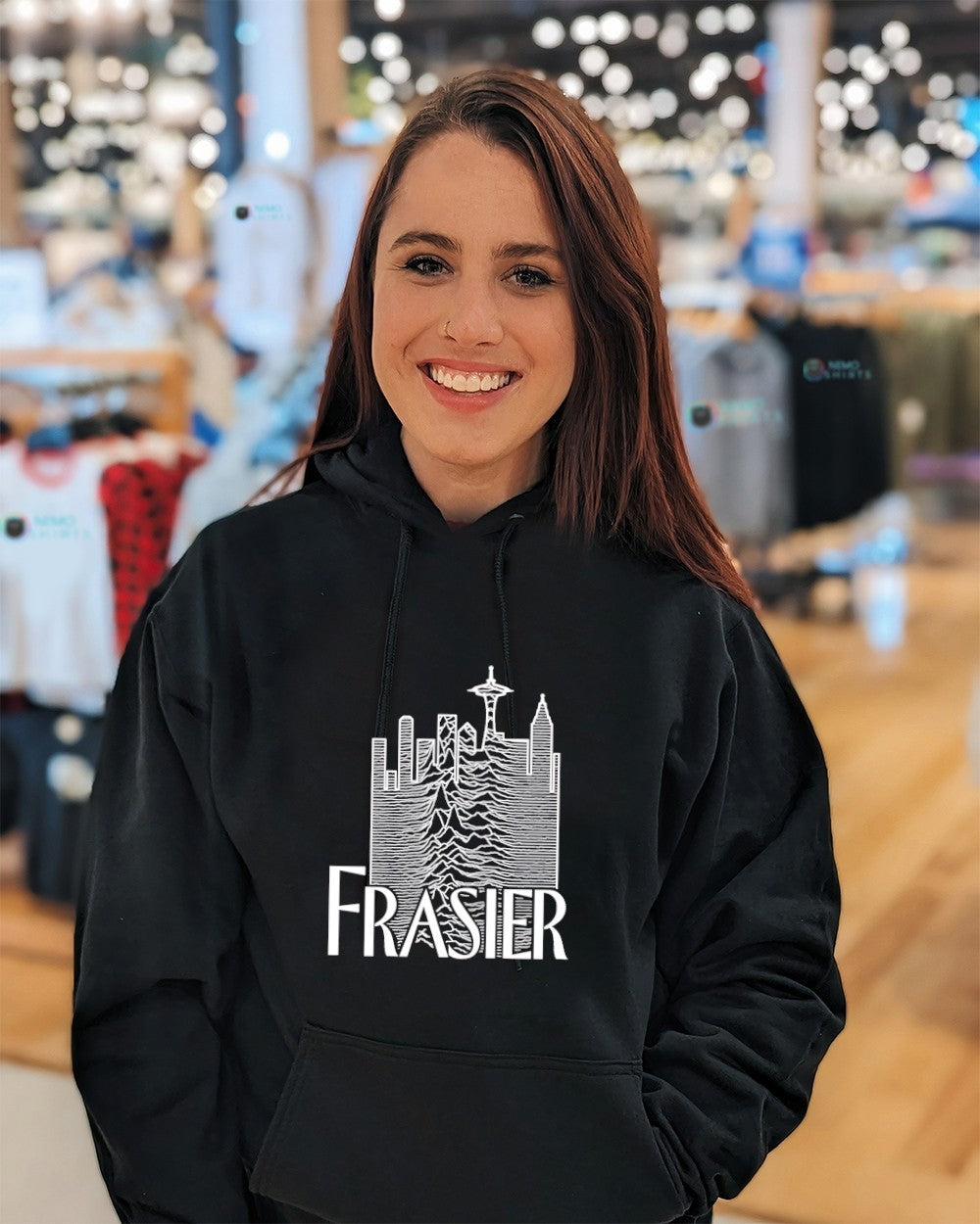 Unknown Pleasures Frasier television show - Adult & Kids T-Shirts, Sweatshirts & Hoodies apparel design preview 3