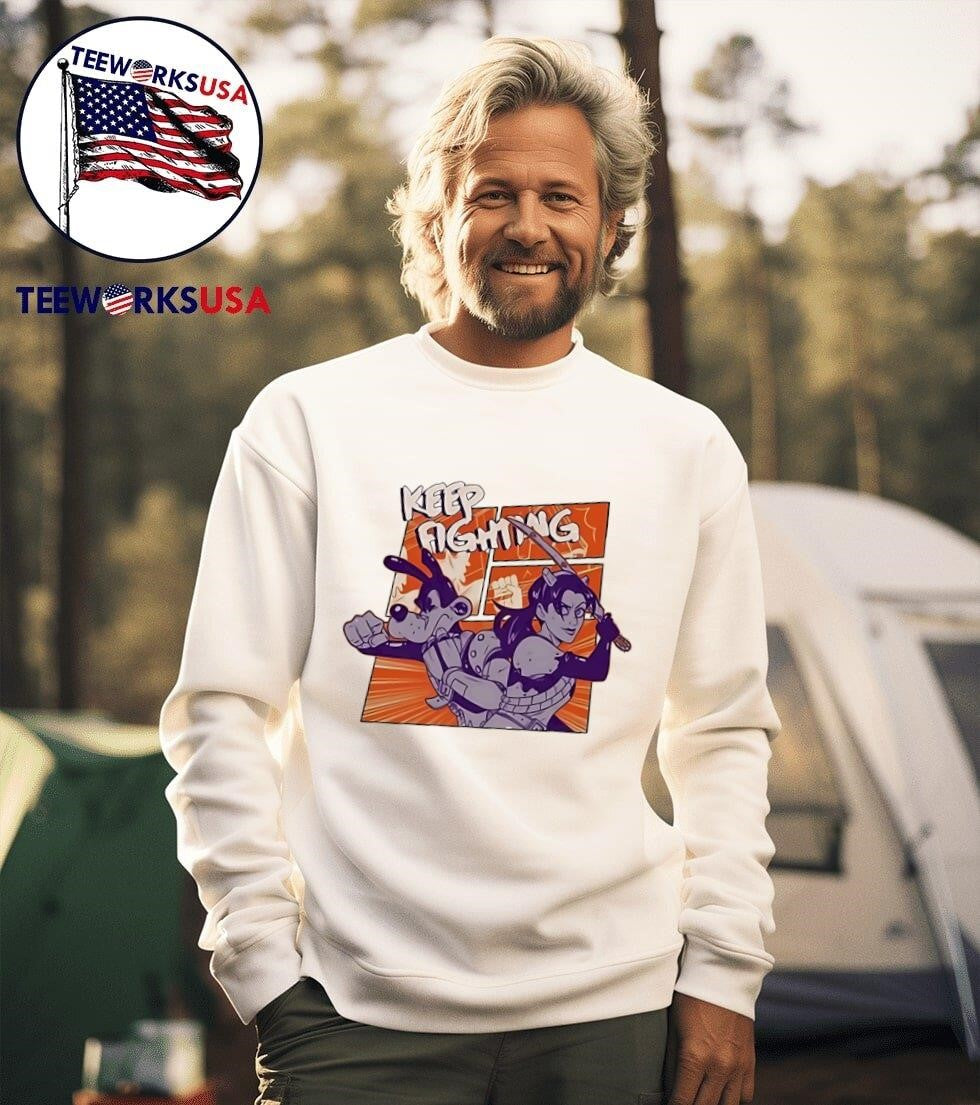 Allison and Tom Keep Fighting - Adult & Kids T-Shirts, Sweatshirts & Hoodies apparel design preview 3