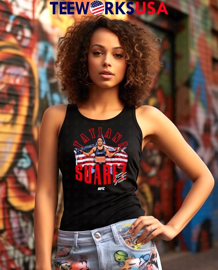 Tatiana Suarez Ufc Fighter American Flag - Adult & Kids T-Shirts, Sweatshirts & Hoodies apparel design preview 7