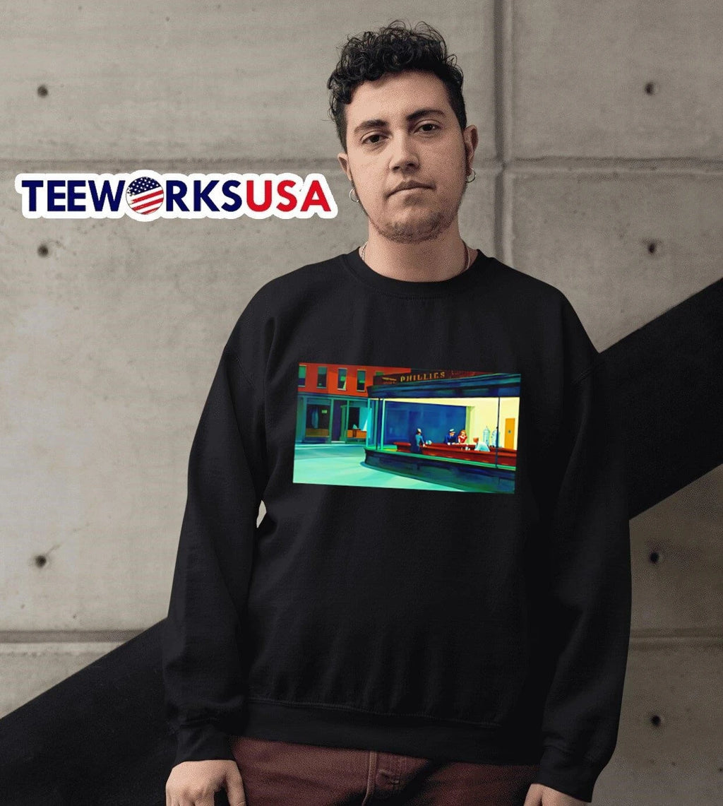 The Art Institute Of Chicago Edward Hopper - Adult & Kids T-Shirts, Sweatshirts & Hoodies apparel design preview 6