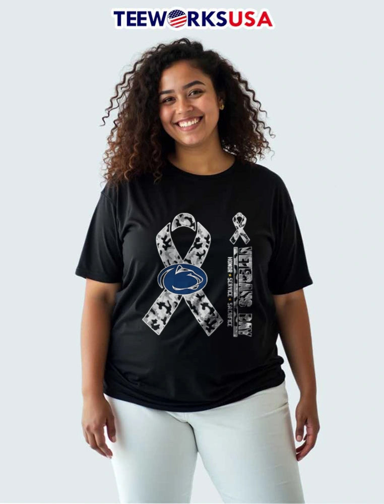 Penn State Nittany Lions x Veterans Day - Adult & Kids T-Shirts, Sweatshirts & Hoodies apparel design preview 3
