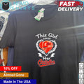 This girl loves her Orioles diamond heart - Adult & Kids T-Shirts, Sweatshirts & Hoodies apparel design preview 1