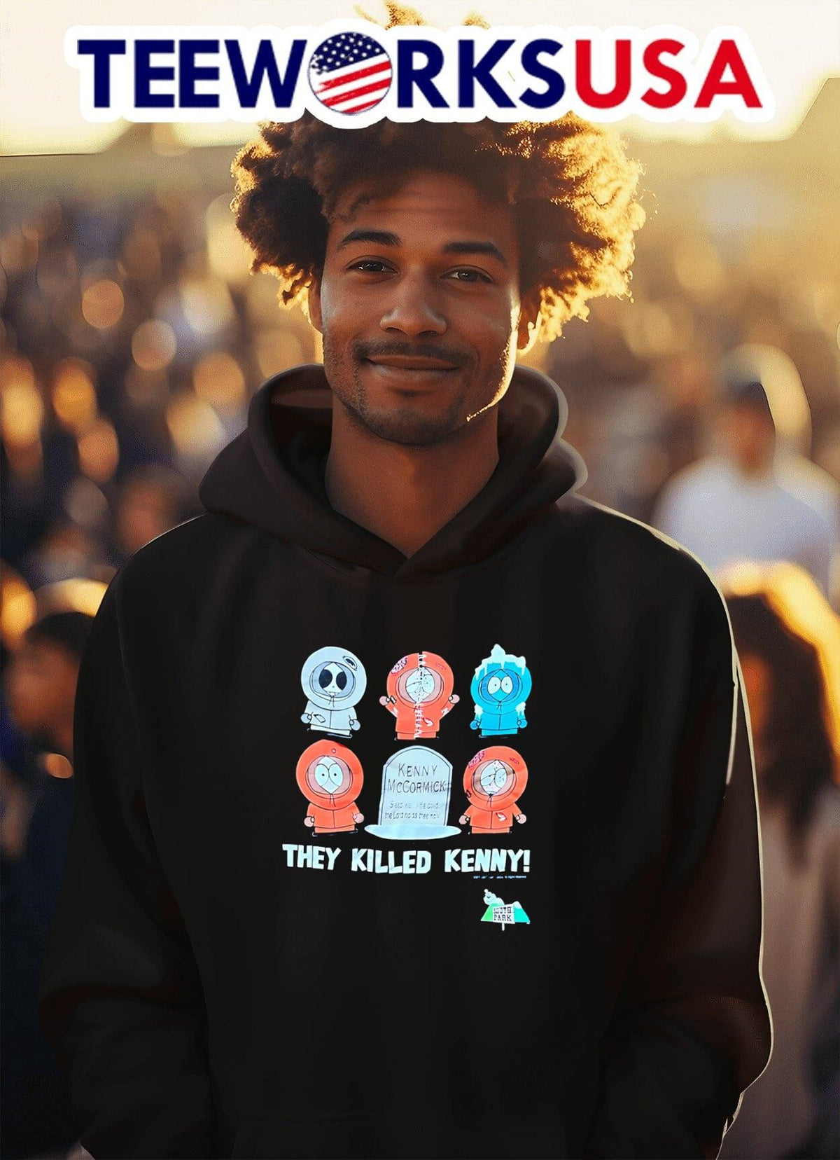 They killed Kenny vintage - Adult & Kids T-Shirts, Sweatshirts & Hoodies apparel design preview 2