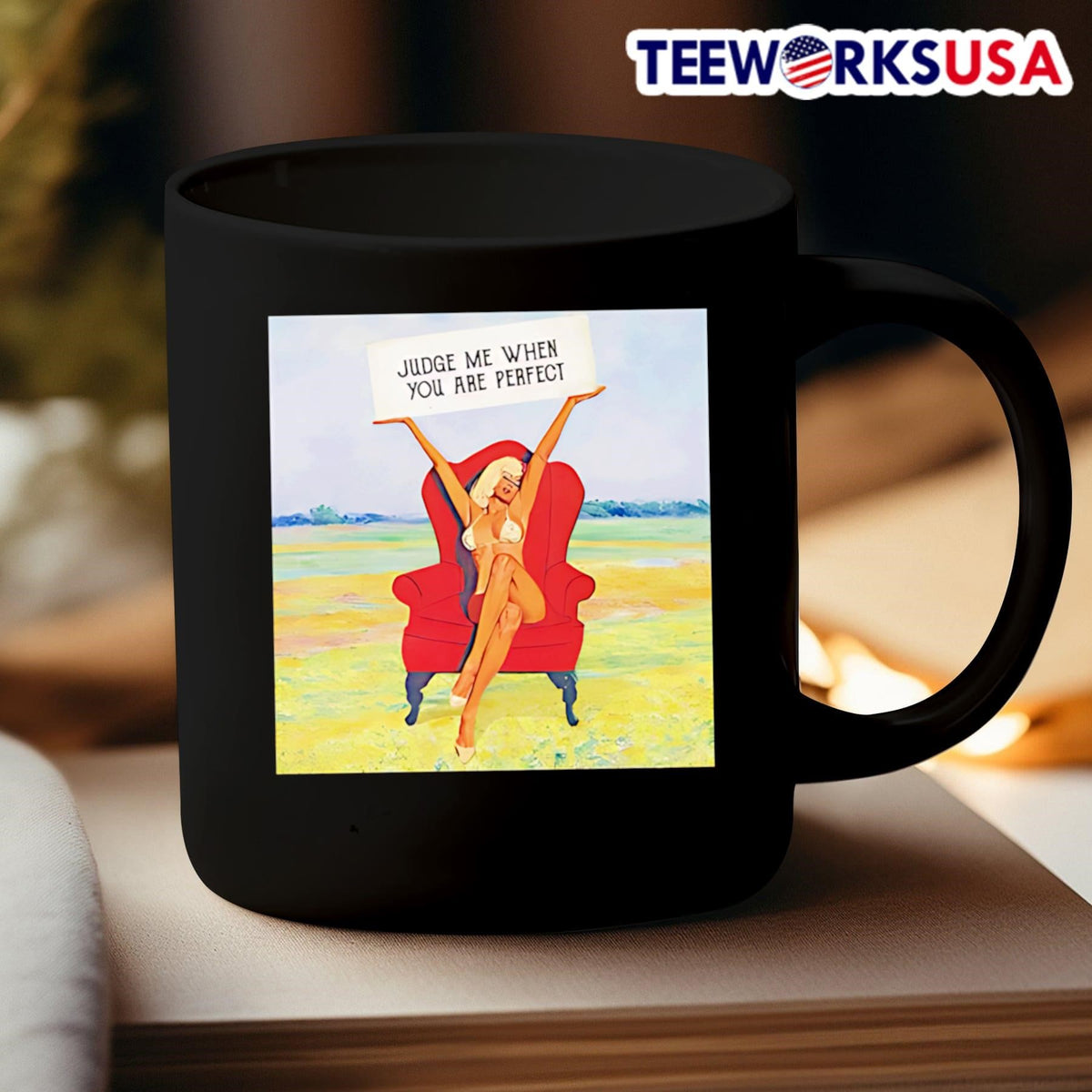 Judge me when you are perfect - Adult & Kids T-Shirts, Sweatshirts & Hoodies apparel design preview 3
