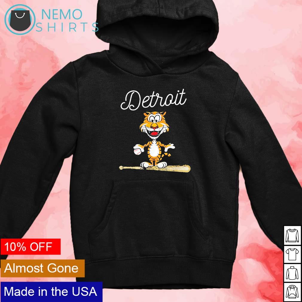 Detroit Tigers baseball mascot graphic - Adult & Kids T-Shirts, Sweatshirts & Hoodies apparel design preview 2