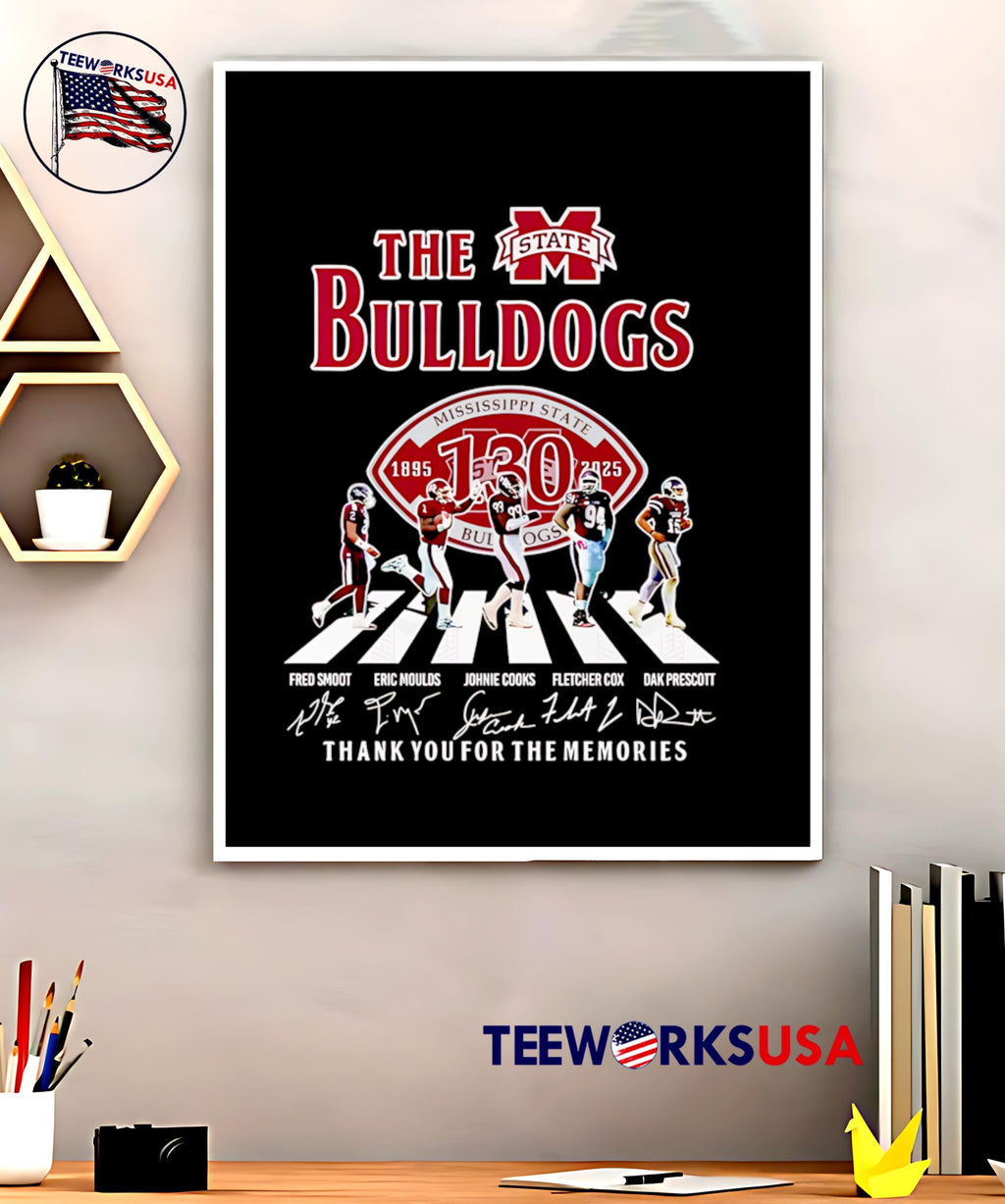 The Mississippi State Bulldogs 1895-2025 Signature - Adult & Kids T-Shirts, Sweatshirts & Hoodies apparel design preview 5