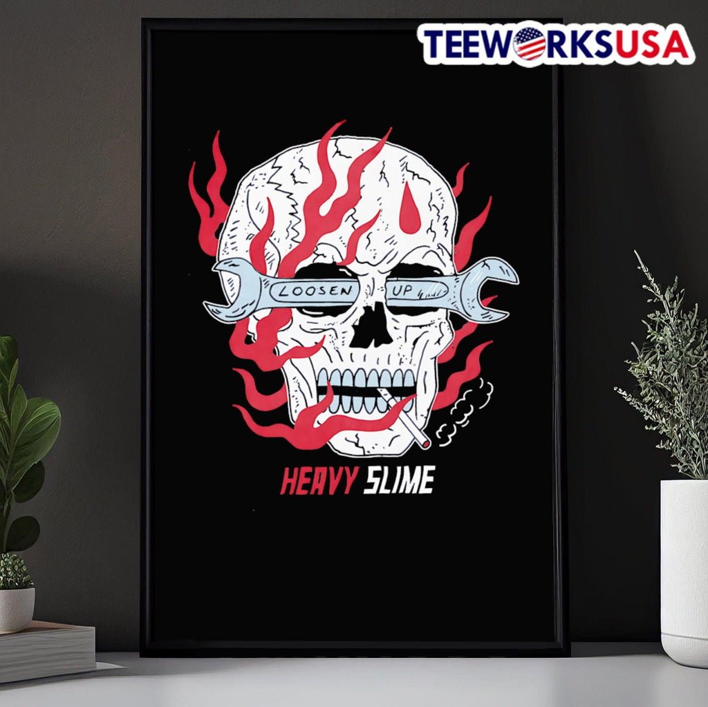 Loosen up heavy slime skull - Adult & Kids T-Shirts, Sweatshirts & Hoodies apparel design preview 5
