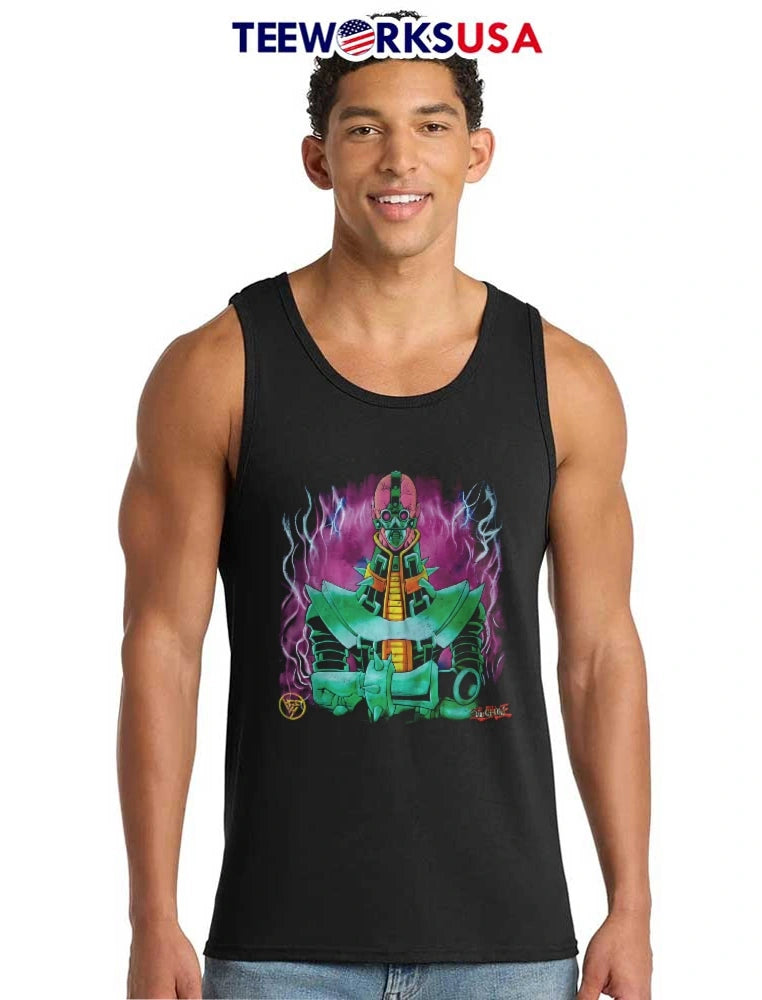 Yu Gi Oh Jinzo Cyborg Monster Purple Aura Lightning - Adult & Kids T-Shirts, Sweatshirts & Hoodies apparel design preview 6