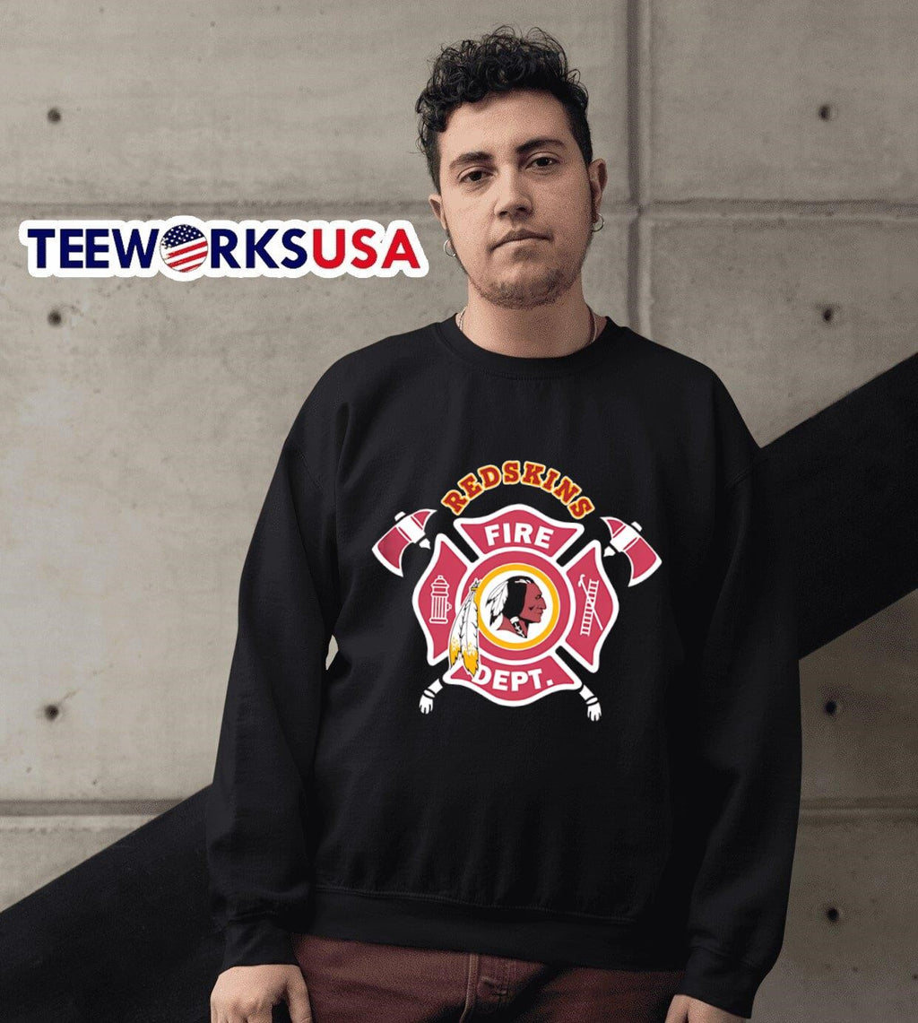 Washington Redskins fire dept - Adult & Kids T-Shirts, Sweatshirts & Hoodies apparel design preview 6