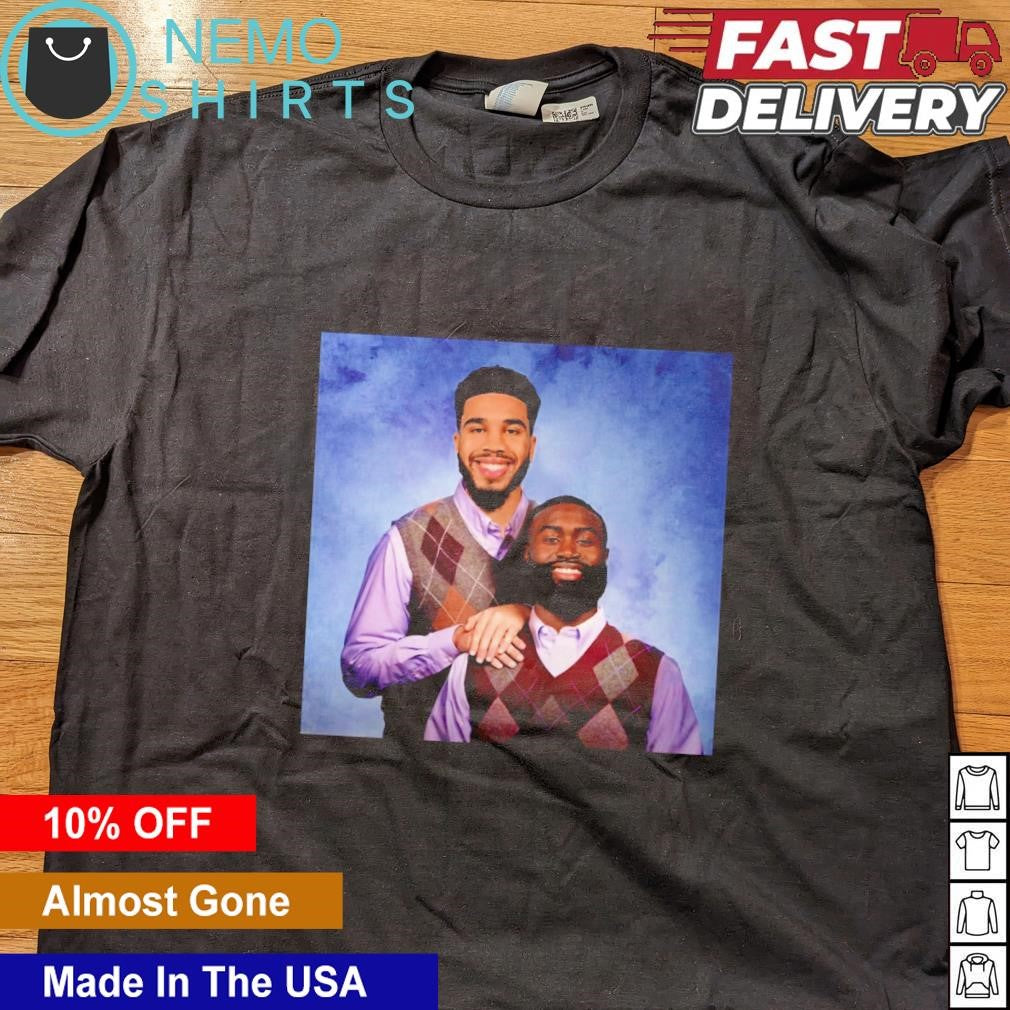 Boston Celtics Jaylen Brown and Jayson Tatum Step - Adult & Kids T-Shirts, Sweatshirts & Hoodies apparel design preview 5
