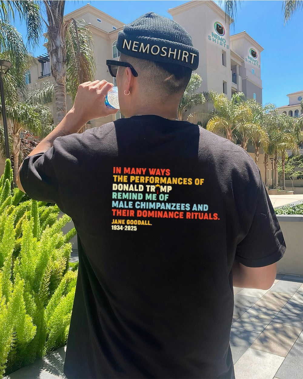 In many ways the performances of Donald Trump remind - Adult & Kids T-Shirts, Sweatshirts & Hoodies apparel design preview 4