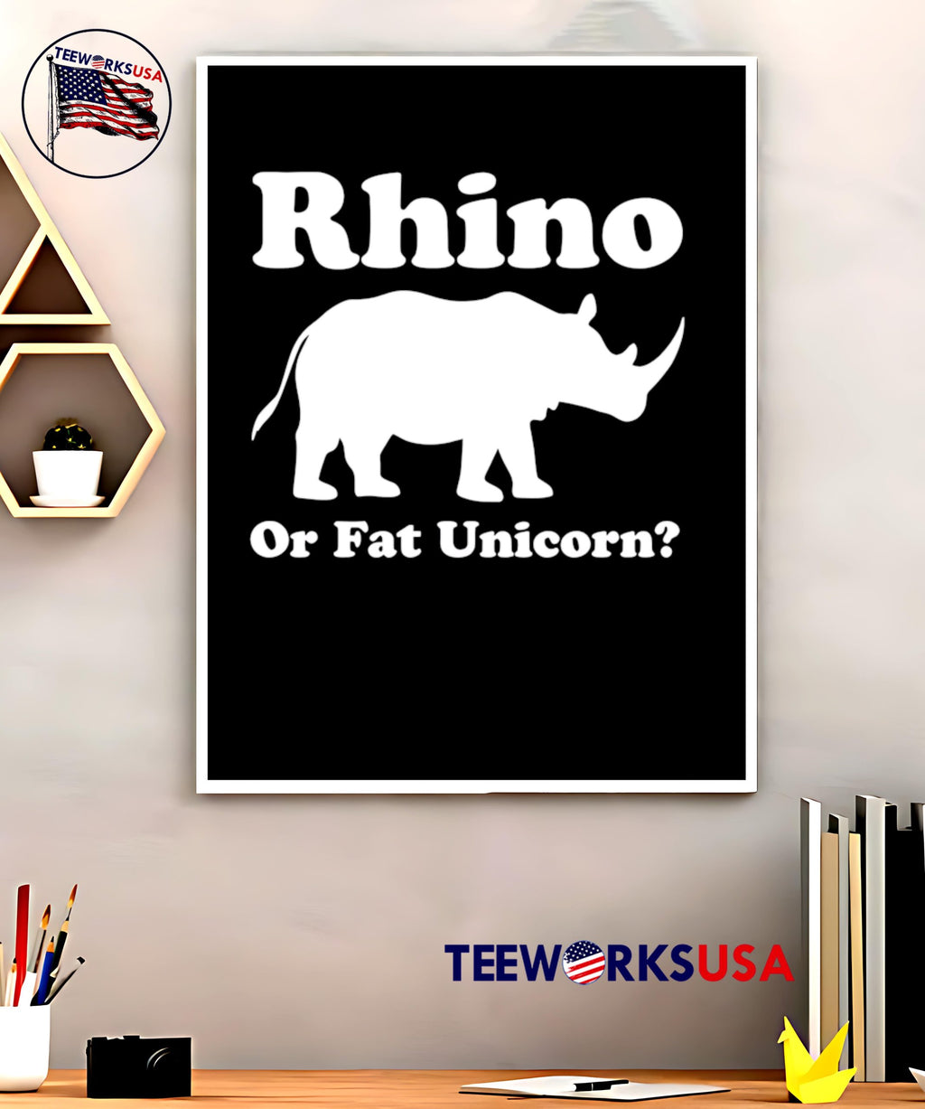 Rhino Or Fat Unicorn - Adult & Kids T-Shirts, Sweatshirts & Hoodies apparel design preview 5