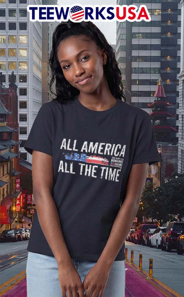 All America The Time - Adult & Kids T-Shirts, Sweatshirts & Hoodies apparel design preview 2