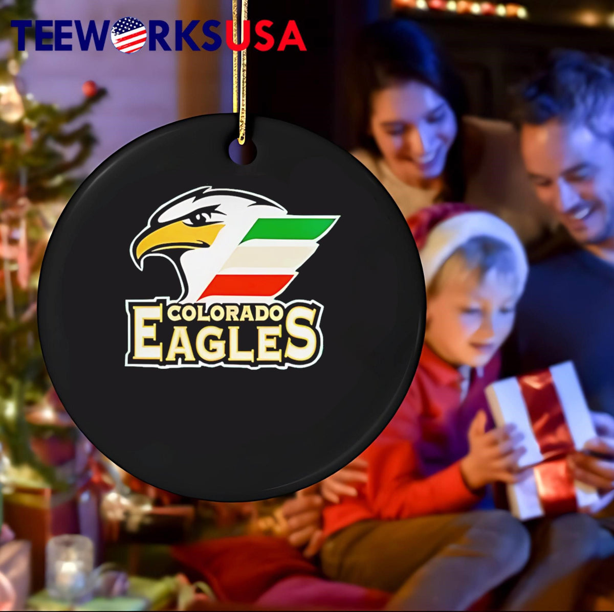 Colorado Eagles Hockey Logo - Adult & Kids T-Shirts, Sweatshirts & Hoodies apparel design preview 4