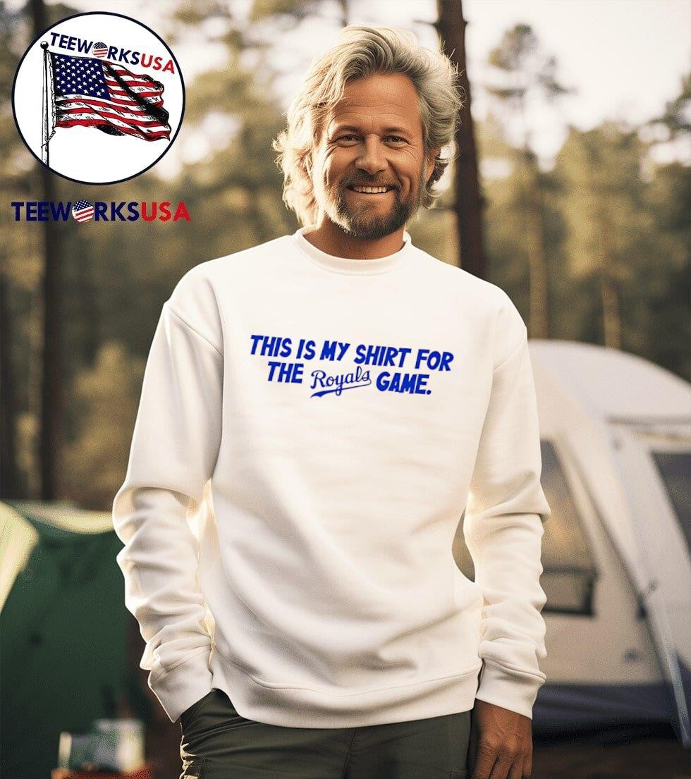 This is my for the Royals game - Adult & Kids T-Shirts, Sweatshirts & Hoodies apparel design preview 3