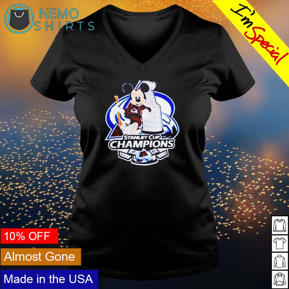 Colorado Avalanche Mickey mouse - Adult & Kids T-Shirts, Sweatshirts & Hoodies apparel design preview 5