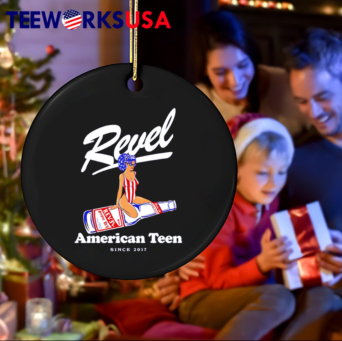 Revel americann oversized - Adult & Kids T-Shirts, Sweatshirts & Hoodies apparel design preview 4