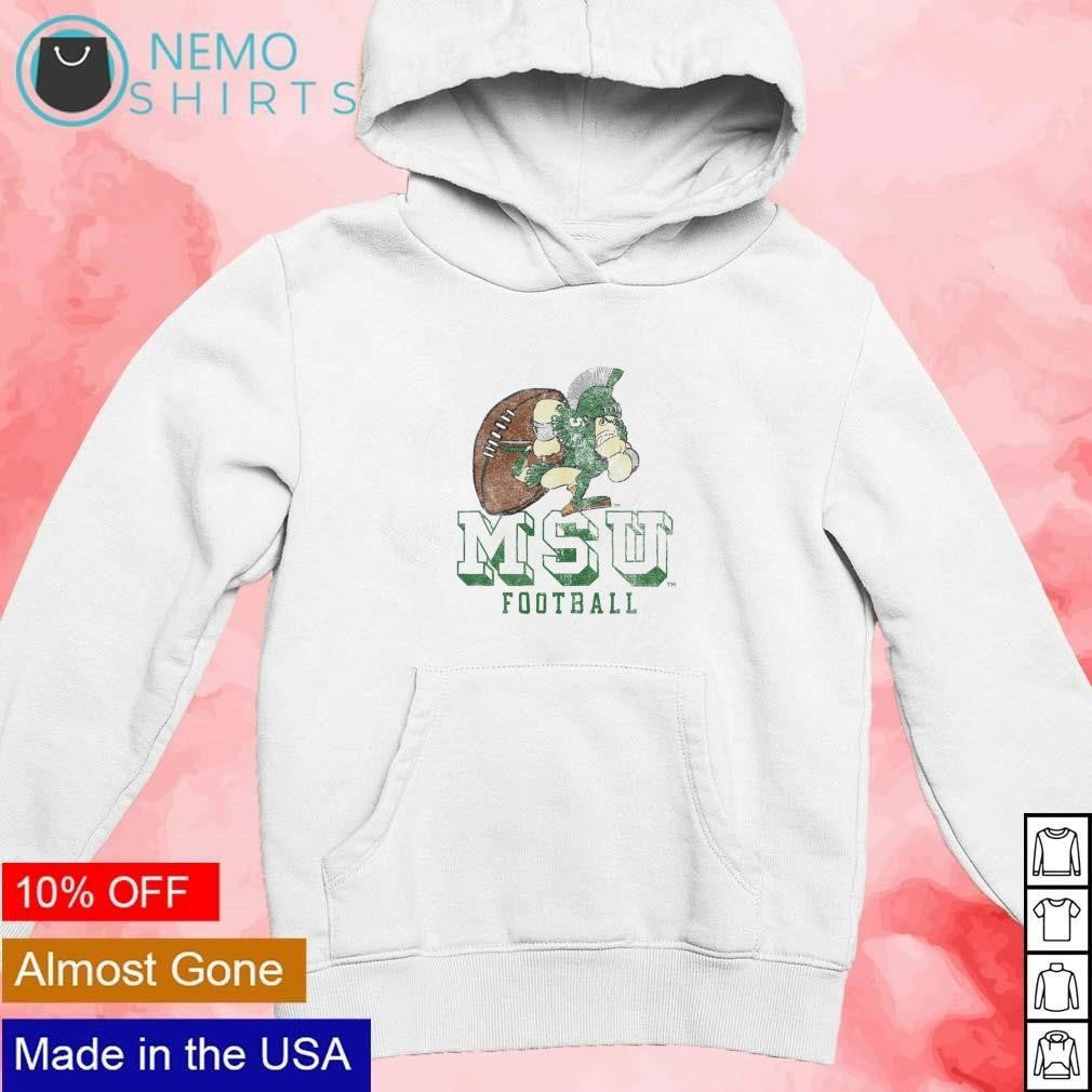 Michigan State vintage 1989 sparty football - Adult & Kids T-Shirts, Sweatshirts & Hoodies apparel design preview 2