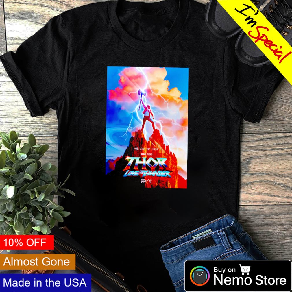 Thor Love and Thunder poster - Adult & Kids T-Shirts, Sweatshirts & Hoodies apparel design preview 1