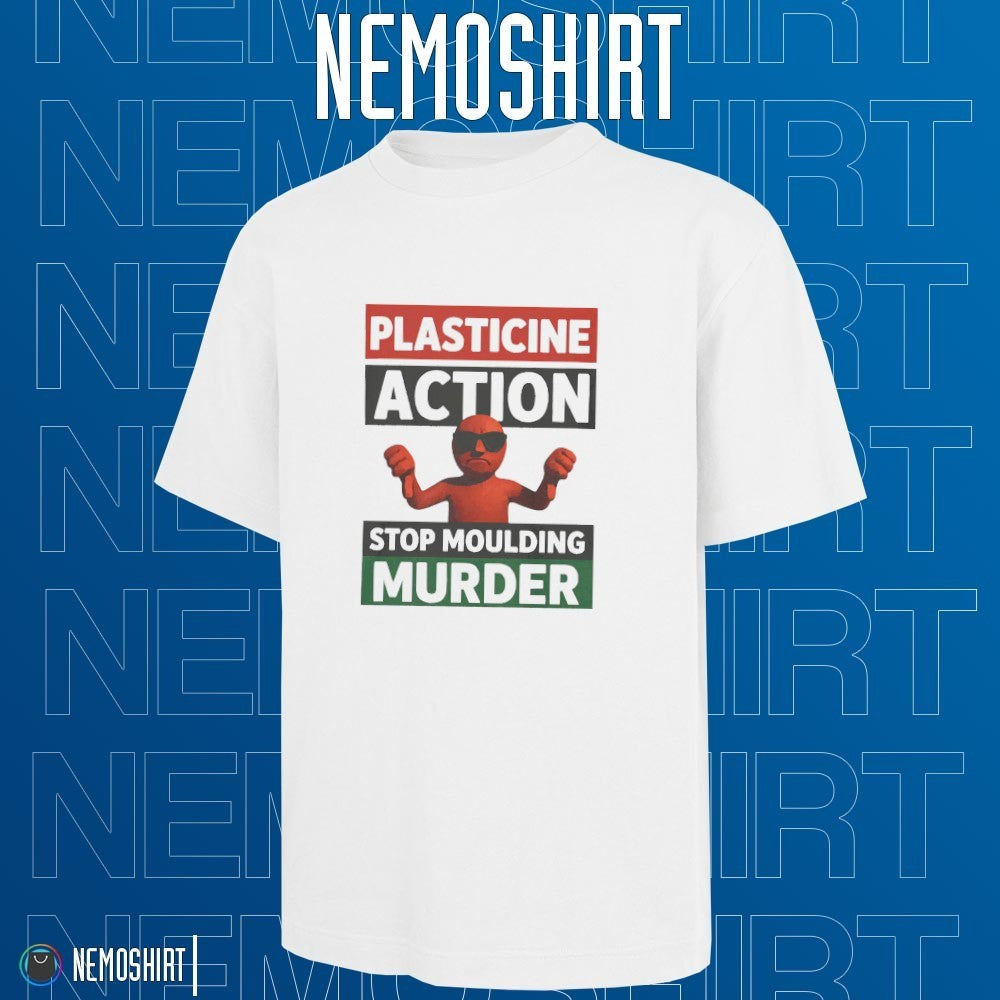 Plasticine action stop moulding murder - Adult & Kids T-Shirts, Sweatshirts & Hoodies apparel design preview 1