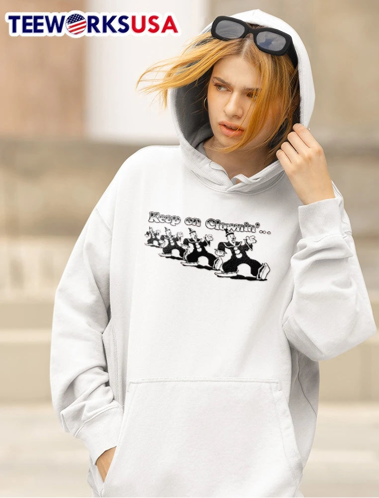 Keep On Clownin Dancing Clowns - Adult & Kids T-Shirts, Sweatshirts & Hoodies apparel design preview 5