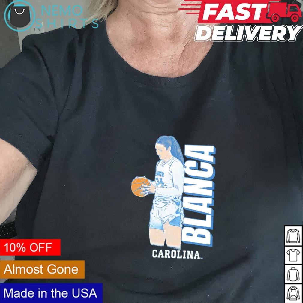 Blanca Thomas North Carolina Tar Heels cartoon player - Adult & Kids T-Shirts, Sweatshirts & Hoodies apparel design preview 2