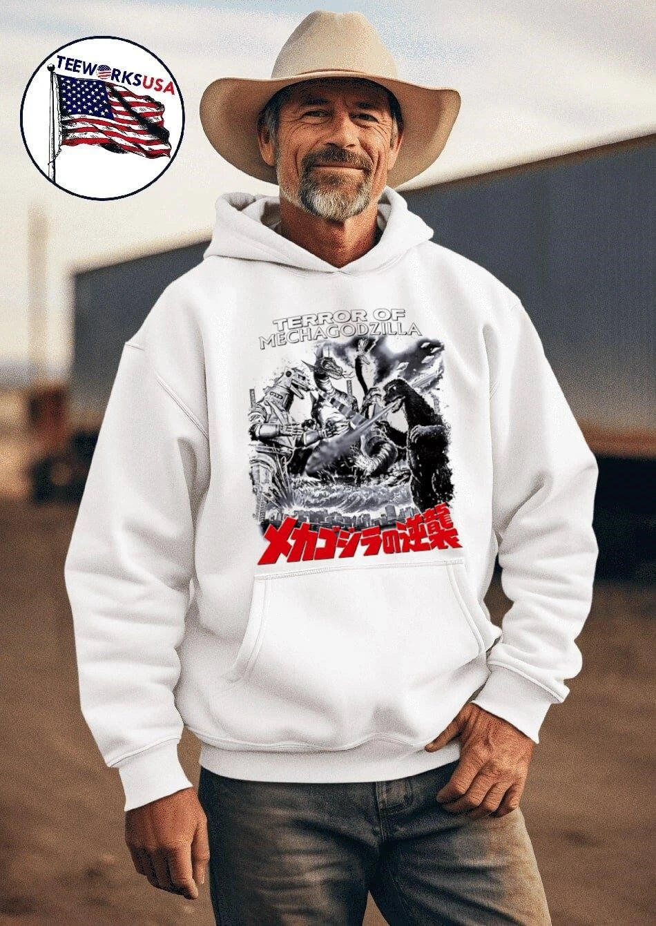 Terror Of Mechagodzilla Godzilla And Titanosaurus - Adult & Kids T-Shirts, Sweatshirts & Hoodies apparel design preview 2
