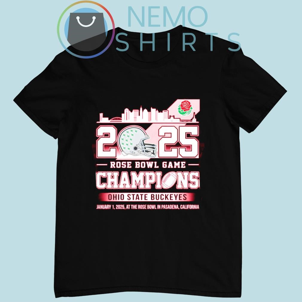 Ohio State Buckeyes 2025 Rose Bowl game champions - Adult & Kids T-Shirts, Sweatshirts & Hoodies apparel design preview 1